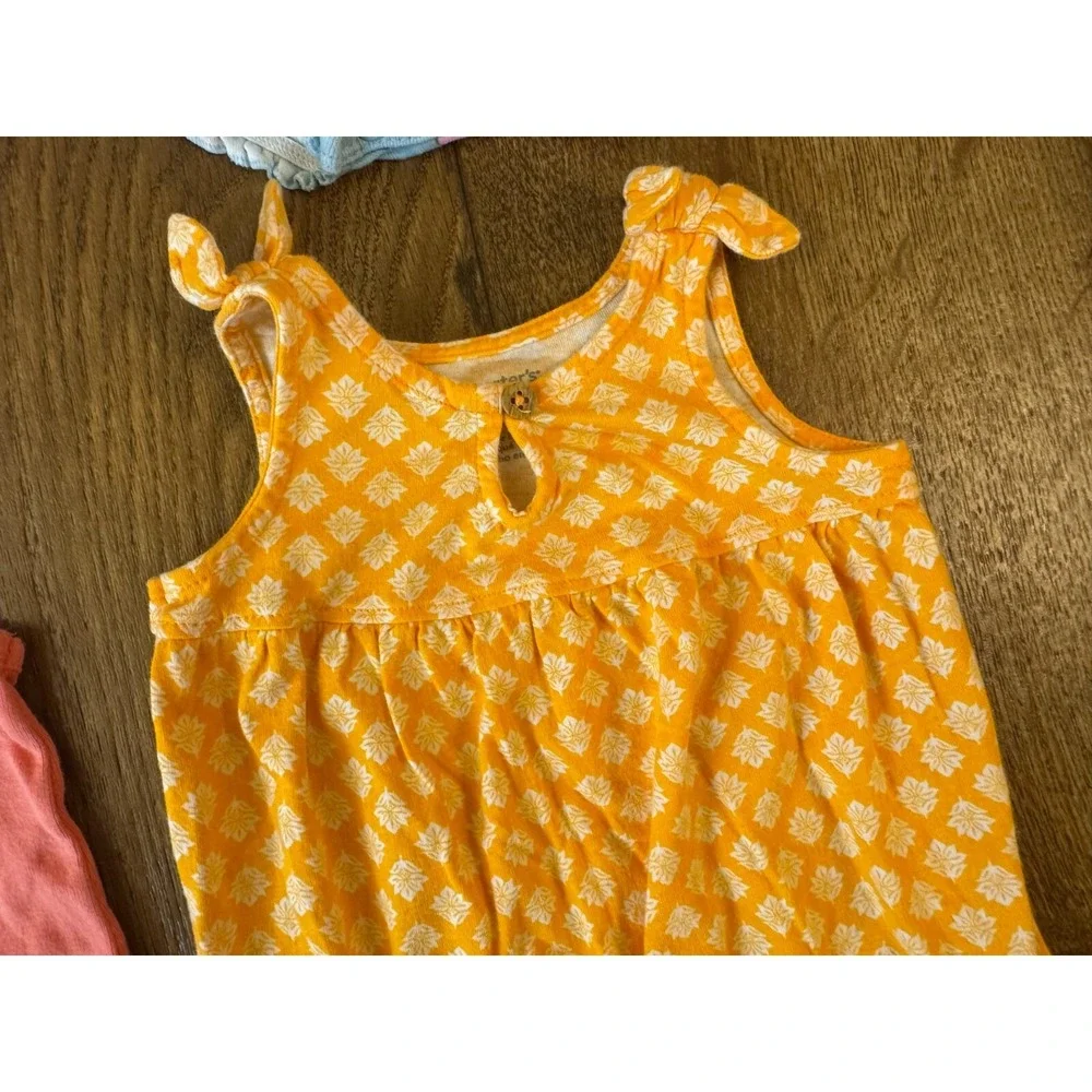 Carters Baby Girl Clothes Lot 3 Months Rompers Outfits Summer‎ Sparkle Dinosaur